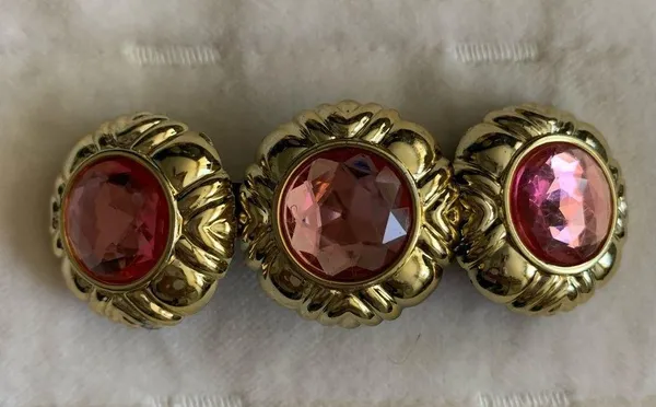 3 Unique Vintage Gold-Toned Metal Hair Clips - Image 5