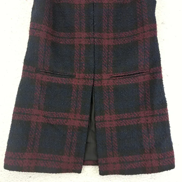 Sanctuary Women's Plaid‎ Sleeveless Vest Jacket Size Small Tweed - Image 7
