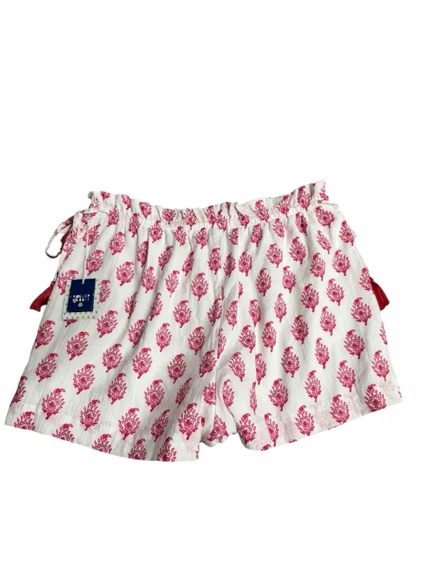 Roller Rabbit x Target Women's Bouquet Side-Tie Beach Pull-On Shorts in Pink XXL - Image 3