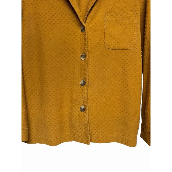 Madewell‎ Knit Bedtime Long-Sleeve Pajama Set Clipdot Women's Size Medium - Image 7