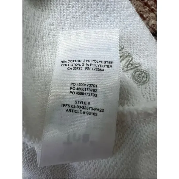 TNA Aritzia Sweatfleece Terry Fleece Perfect Fit Crew Neck Pullover Sweatshirt M - Image 9