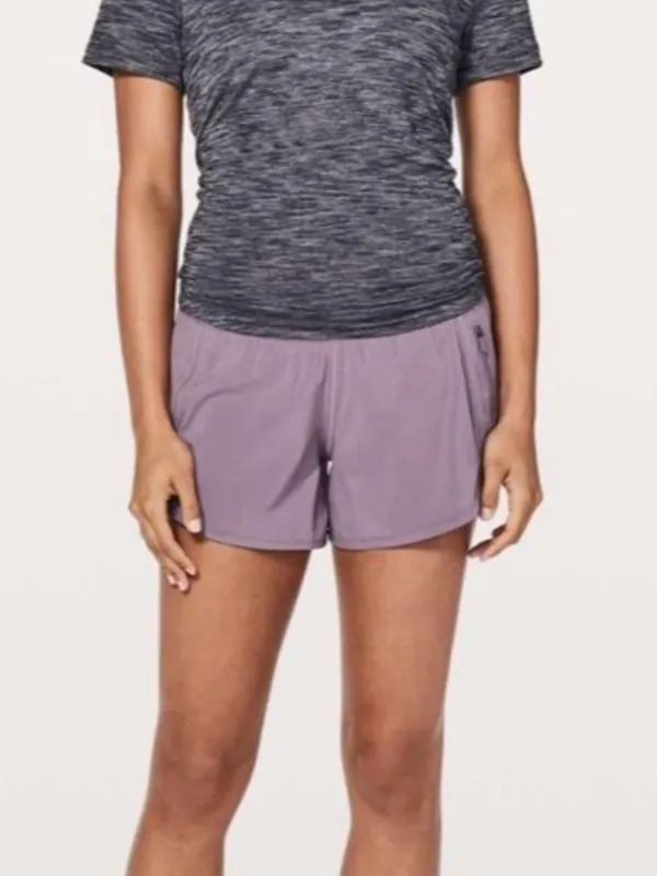 LULULEMON Tracker Shorts Smoked Mulberry Purple 8 Athletic - Image 9