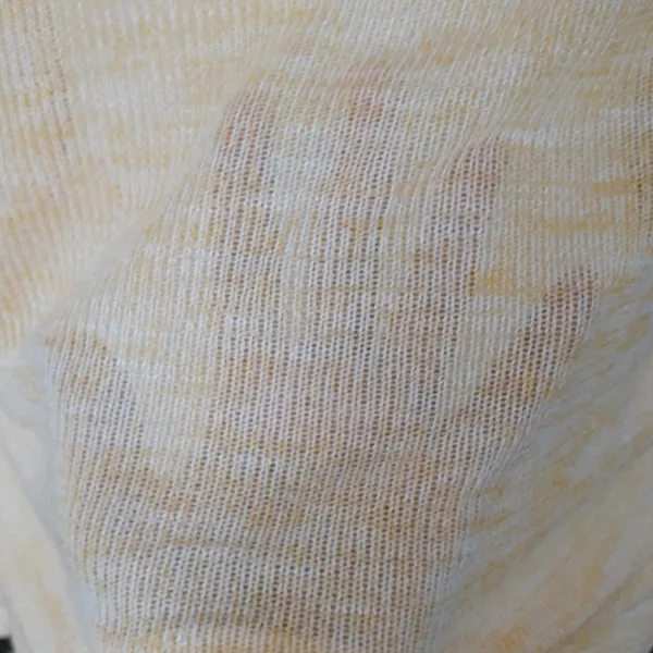 Mission Sheer Knitted Top Size Large Yellow - Image 4
