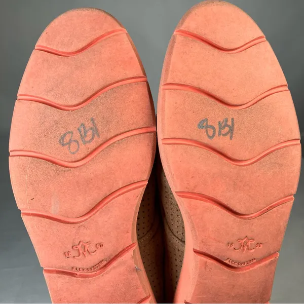 Johnston & Murphy Bree Tan Perforated Suede Lace Up Shoes Peach Womens 7.5‎ - Image 11