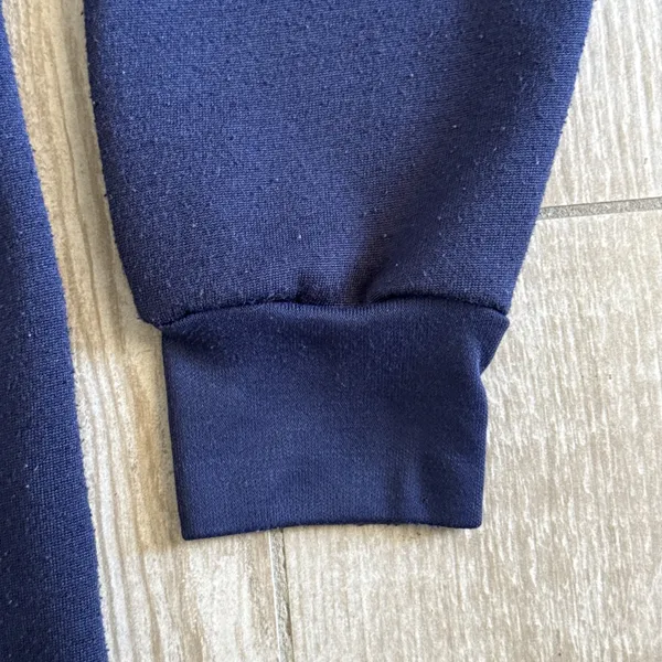 Vtg Blue Patagonia Capilene Fleece Quarter Zip Pullover Jacket Womens-Lrg USA - Image 4
