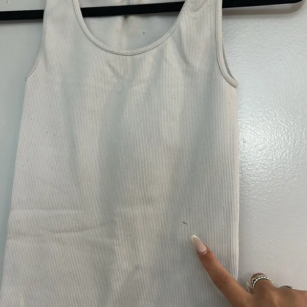MOVING SALE Sugarlips Original Ribbed White Seamless Tank Top - Image 5