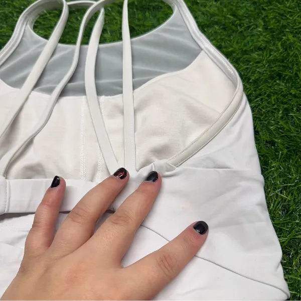 Lululemon High Neck Energy Long Line Bra - Image 3