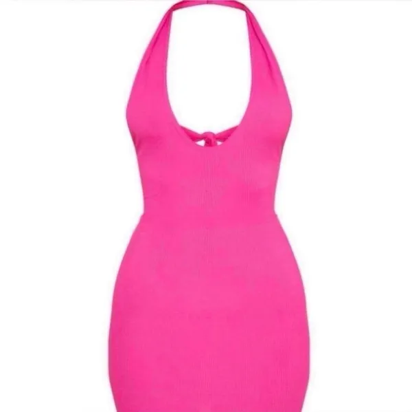 Pretty Little Thing Hot Pink Mini Bodycon Dress - Image 4