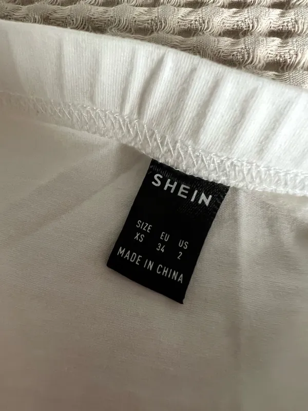 White SHEIN mini skirt in XS #shein #mini - Image 3
