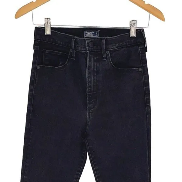 Abercrombie & Fitch Womens Ultra High‎ Rise Super Skinny Jeans Black Size 27/4 - Image 2