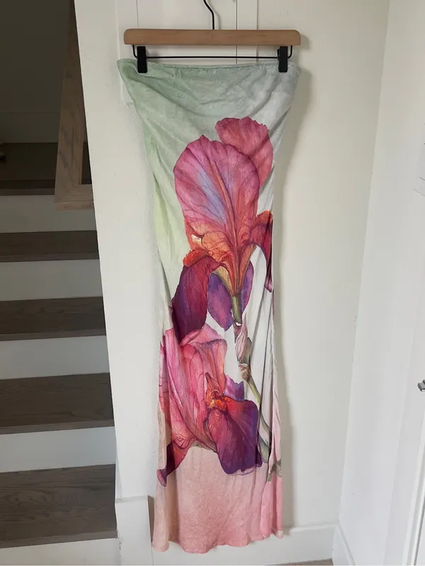 Anthropologie Conditions Apply Chloe Strapless Maxi Dress in Floral Print - Image 2