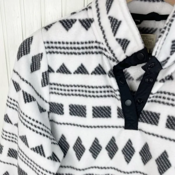 Telluride Clothing Company Aztec Print Quarter Zip Fleece Pullover Size Medium - Image 3
