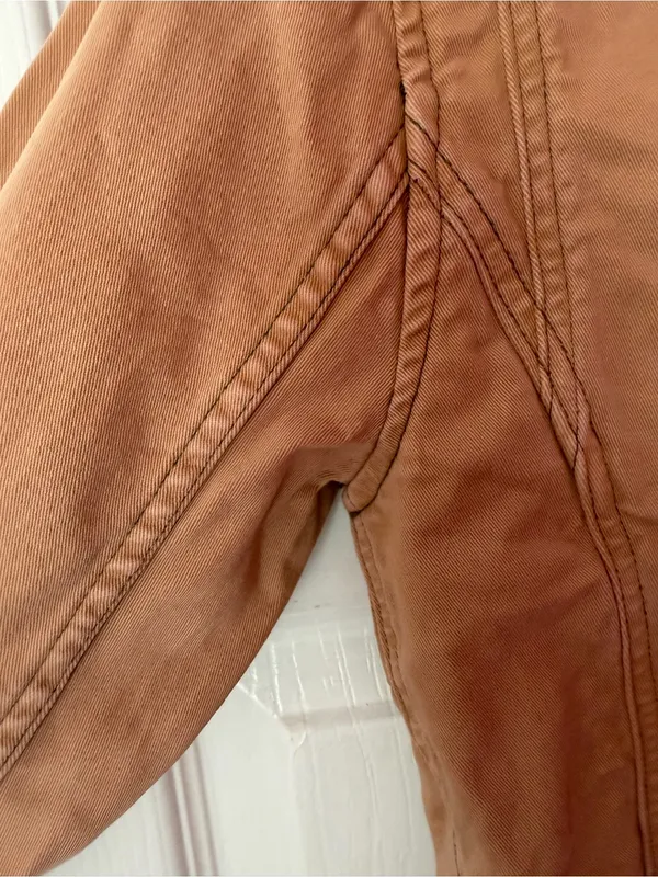 Maison Scotch- Scotch and Soda lightweight camel brown moto jacket- see sizing - Image 11