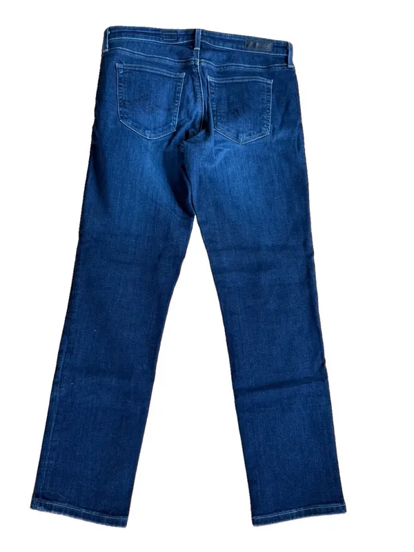 AG Adriano Goldschmied The Prima Mid Rise Cigarette Jeans Women’s 28R Dark Wash - Image 2