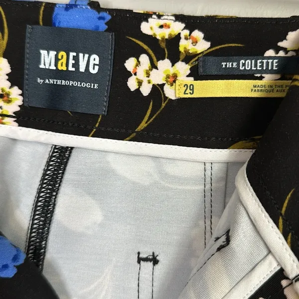 Maeve The Colette Floral Cropped Wide-leg Ponte Pants - Image 5