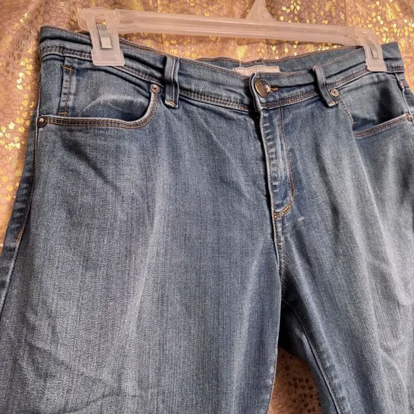 Free People 61855 16515125 Blue Washed Crop Skinny Jeans Size 30 - Image 5