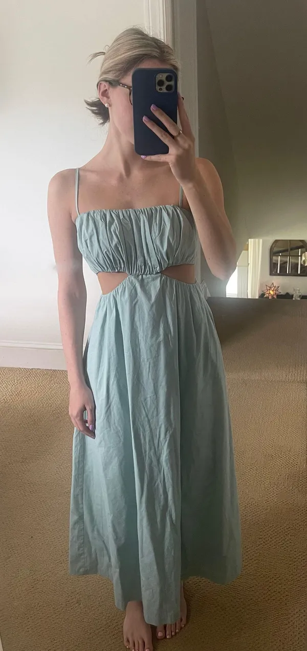 Abercrombie Bubble Top Maxi Dress - Image 3