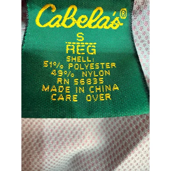 Cabela's Jacket Softshell Full Zip Lightweight Women's S Pink Outdoor Gorpcore - Image 5