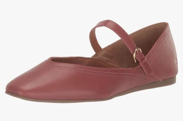 Lucky Brand Women's Albajane Mary Jane Ballet Flat Gold Accent in Henna sz 7.5 M - Image 10