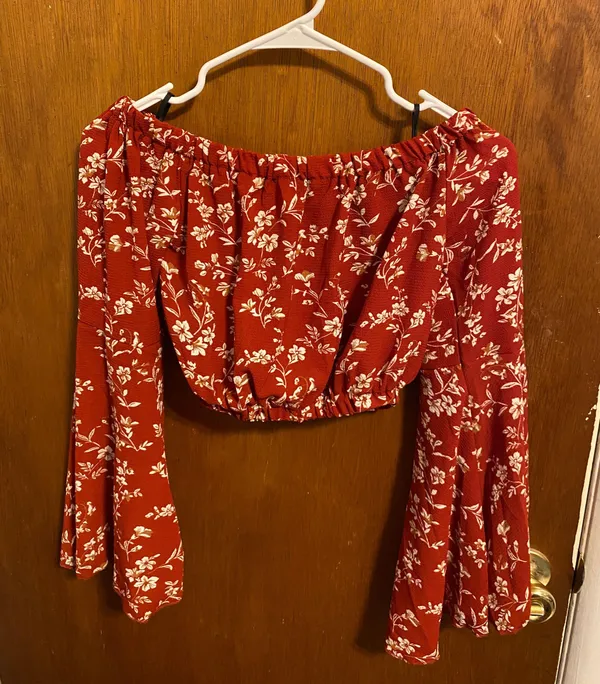 Off The Shoulder Floral Top - Image 2