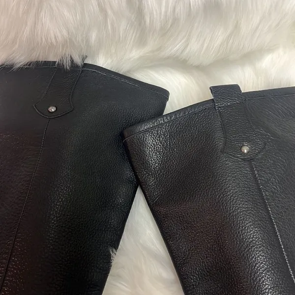 H by Halston Tall Shaft Leather Boots Size 9B BIN 12‎ - Image 4
