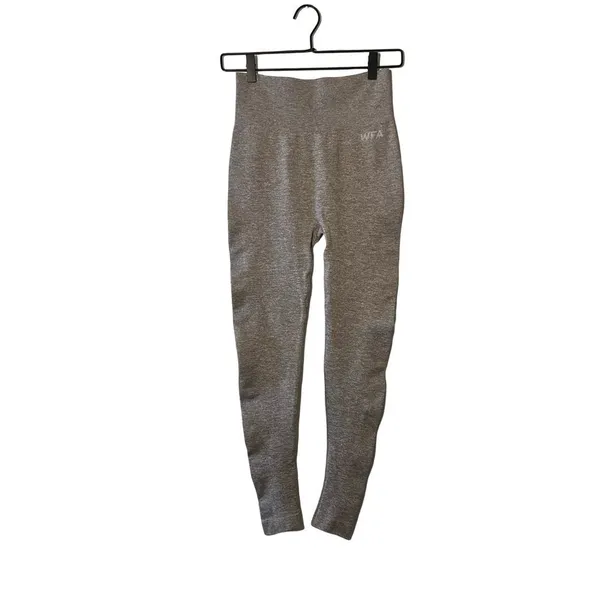 White Fox Active Taupe Marle Seamless High Waisted Leggings - Image 2