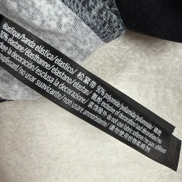 PINK Victoria's Secret Sport Ultimate Lightly Lined Gray Heather Bra‎ Large L G - Image 8