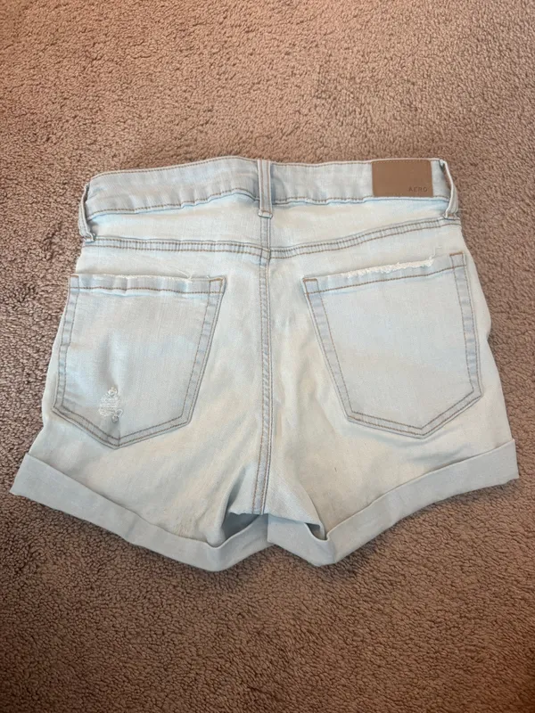 Aeropostale Light Wash Jean Shorts - Image 2