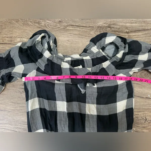 Anthropologie Ruffled Boat‎ Neck Top size xs - Image 4