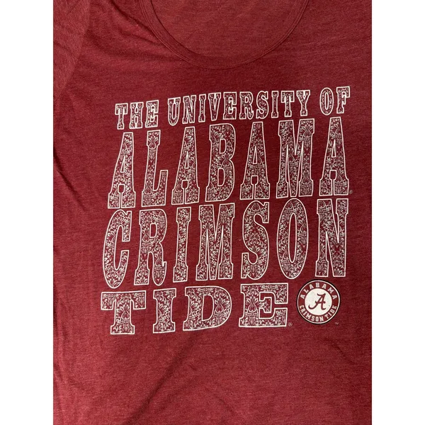 Creative Apparel Concepts University Of Alabama Crimson Tide Shirt Women XL - Image 2