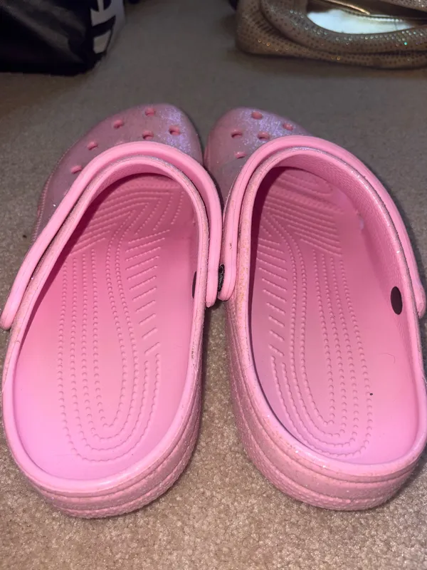 CROCS Pink Glitter Clogs - Image 4