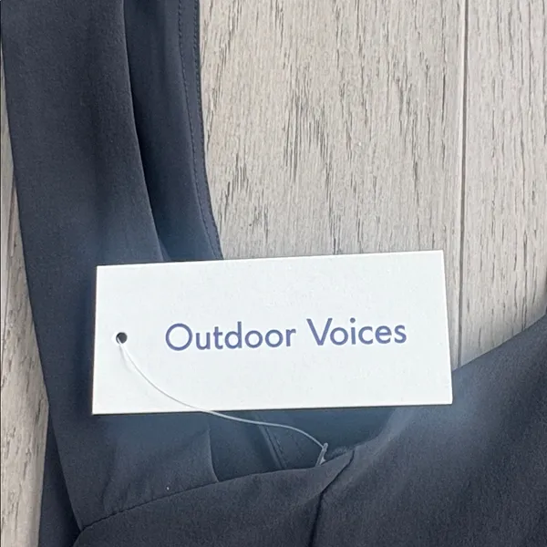 Outdoor Voices Black Cross Back Dress New NWT Size Large - Image 12