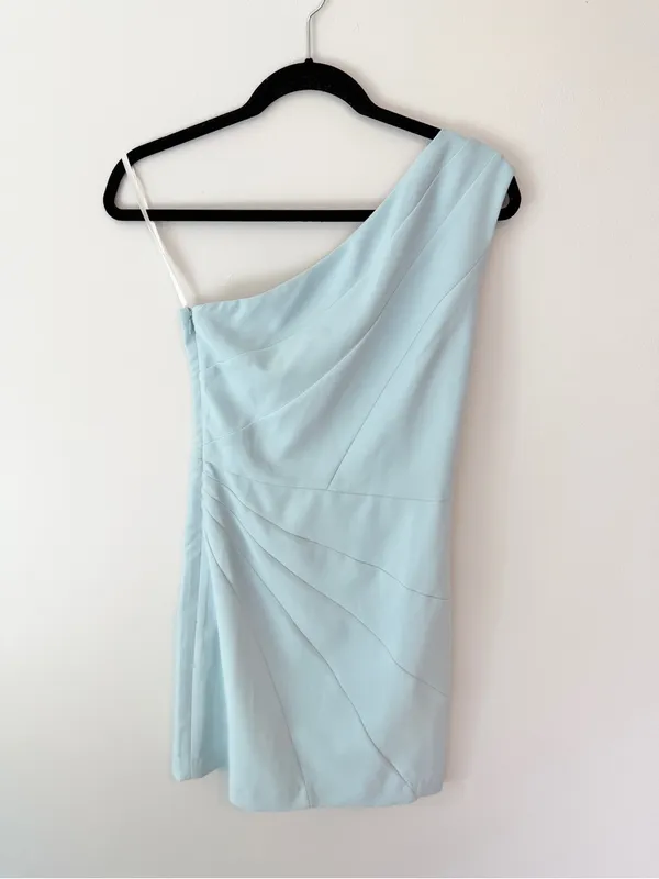 Michael Costello X Revolve  Ava Mini Dress Blue Small - Image 2