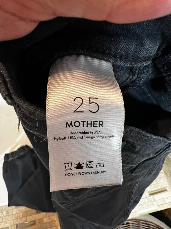 MOTHER Women's Black Ankle Jeans - Image 2