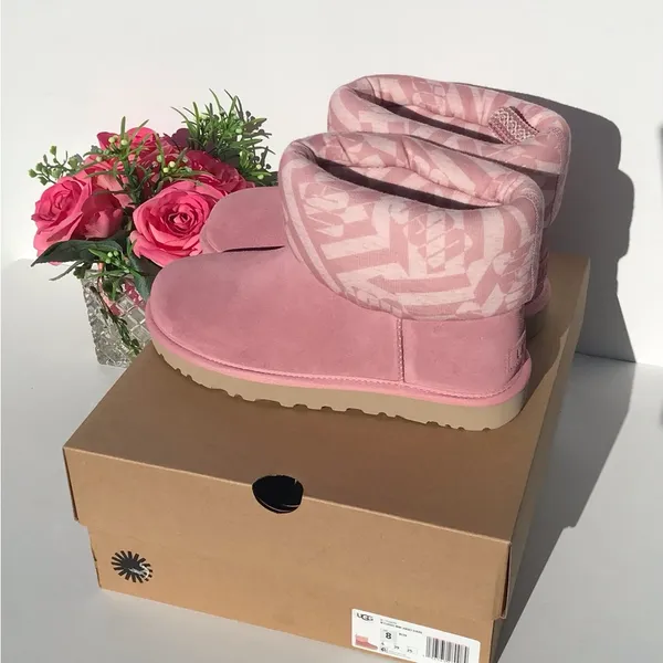 UGG Classic Mini Jersey Stripe Boot - Image 7