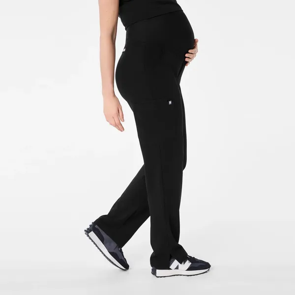 Women's Black Kade - Maternity Straight-Leg Scrub Pant™ - Image 5