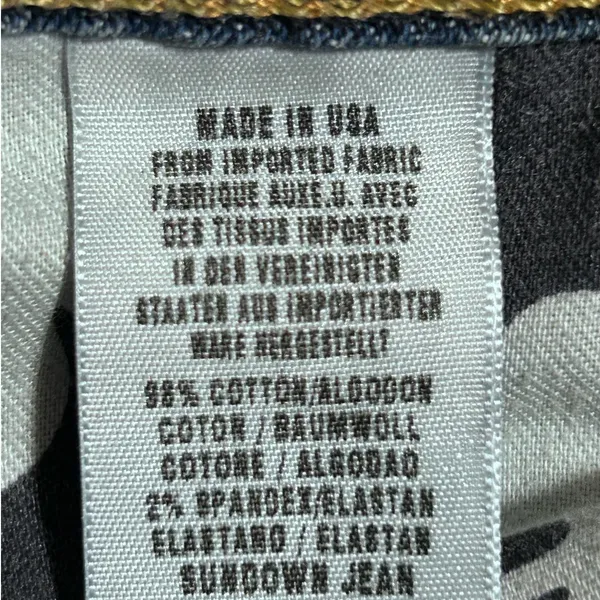 Lucky‎ Brand Dungaree L.A. CA Women's Sundown Flared Jeans Size 8/29 - Image 6