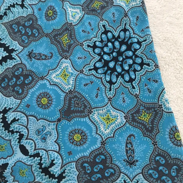 The Limited Vintage Silk Paisley Floral Slip Skirt - Image 4