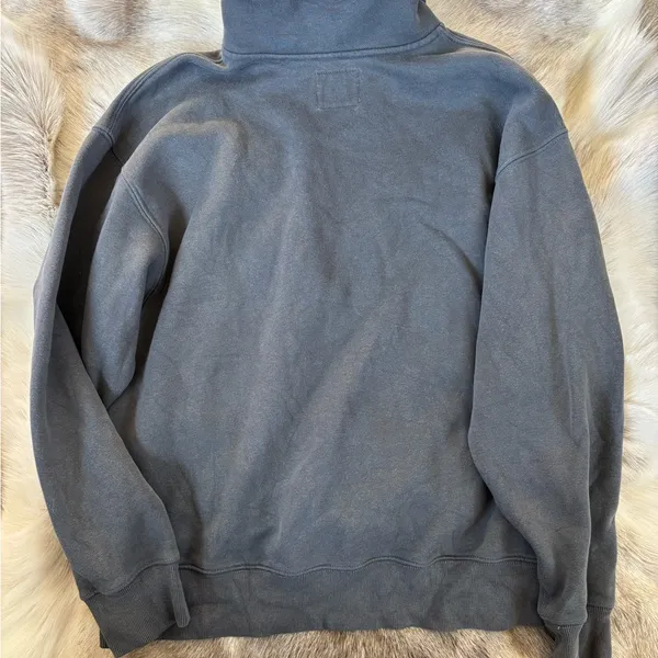Abercrombie & Fitch Blue Zip-Up Sweater - Image 3
