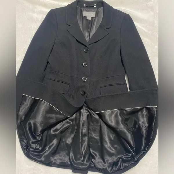 Ann Taylor Black Blazer Coat - Image 3