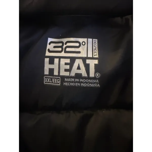 2 Degrees Heat Womens XXL Black Puffer Vest Lightweight Quilted Zip - Image 7