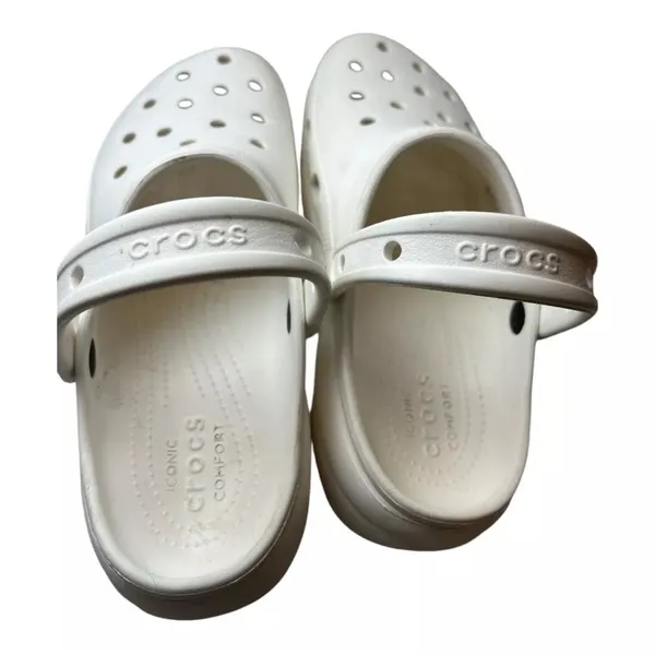 Crocs Baya Classic 10126 Unisex Cobblestone‎ Rubber Slip On Clog Sandal W11 - M9 - Image 4