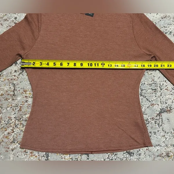 LULUS Brown Ribbed Turtleneck Top size XL NEW - Image 7