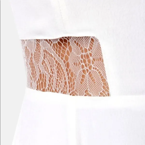 By the Lace-Sides White Lace Dress by Lush Size Small - Image 10