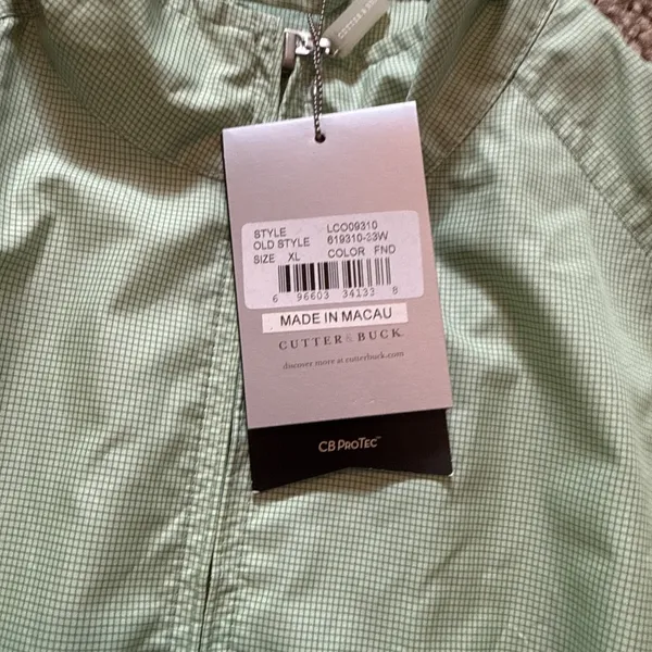 the Cutter & Buck Roam Eco Full‎ Zip Womens Jacket Poplar Green Size XL NWT - Image 9