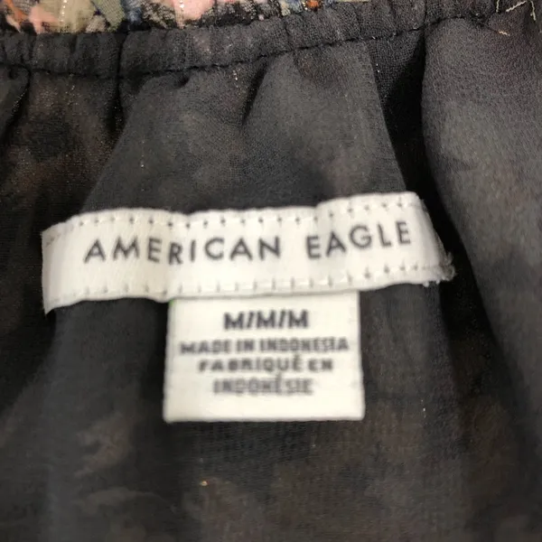 American Eagle medium peasant floral cottage core blouse - Image 6