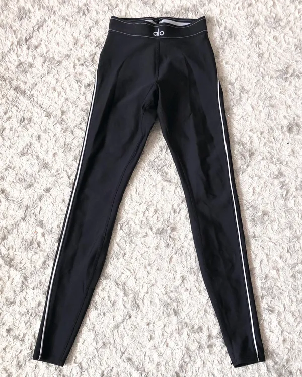 Alo Airlift High-Waist Suit Up Legging Black/White XS - Image 4