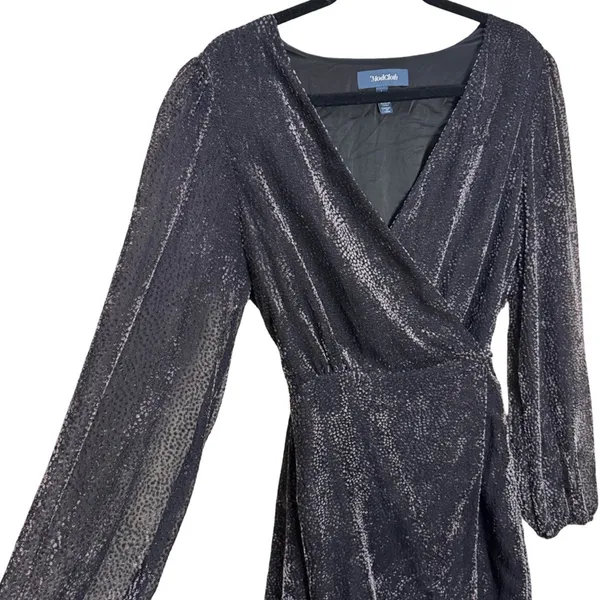 ModCloth Secretly Spotted Wrap Dress Size L - Image 6