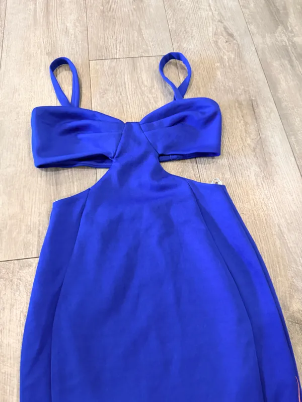 ASOS Royal Blue Cutout Mini Bodycon Dress - Image 7