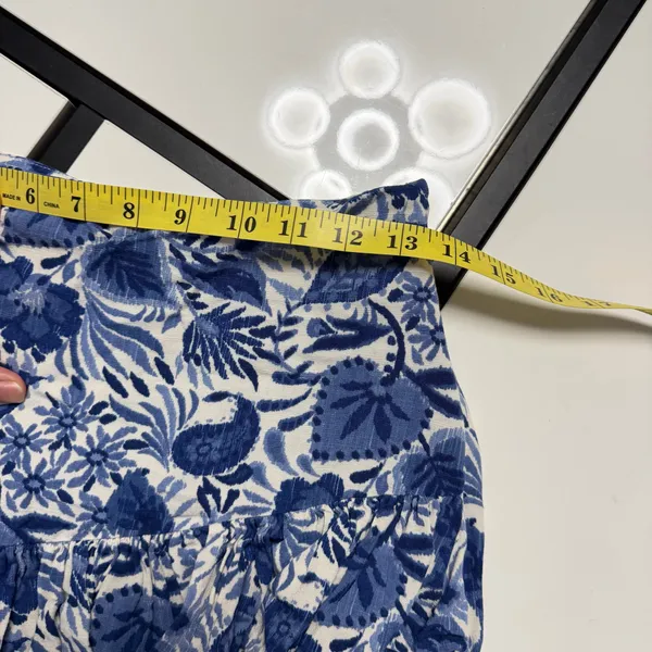 ✨ Zara Blue & White Floral Ruffled Skort | Size XS ✨🖤 - Image 9